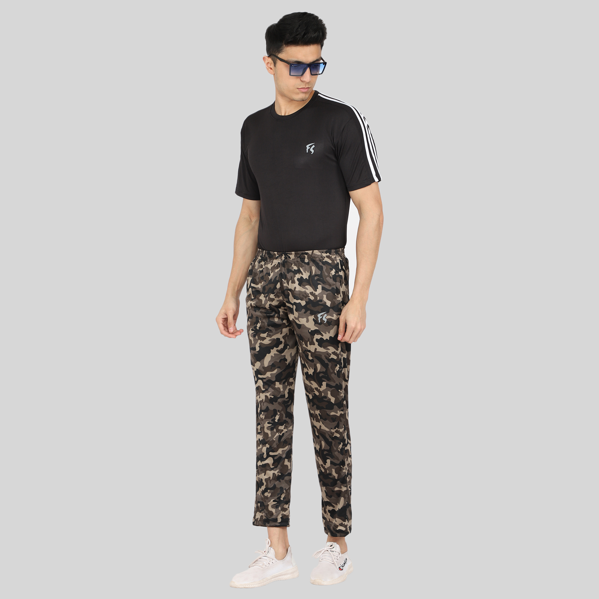 Olive Green French Terry Cotton Mens Military Track Pants at Rs 350/piece  in Chennai